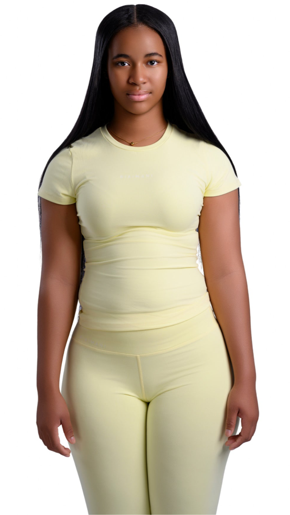 Crewneck Short Sleeve Leggings Set
