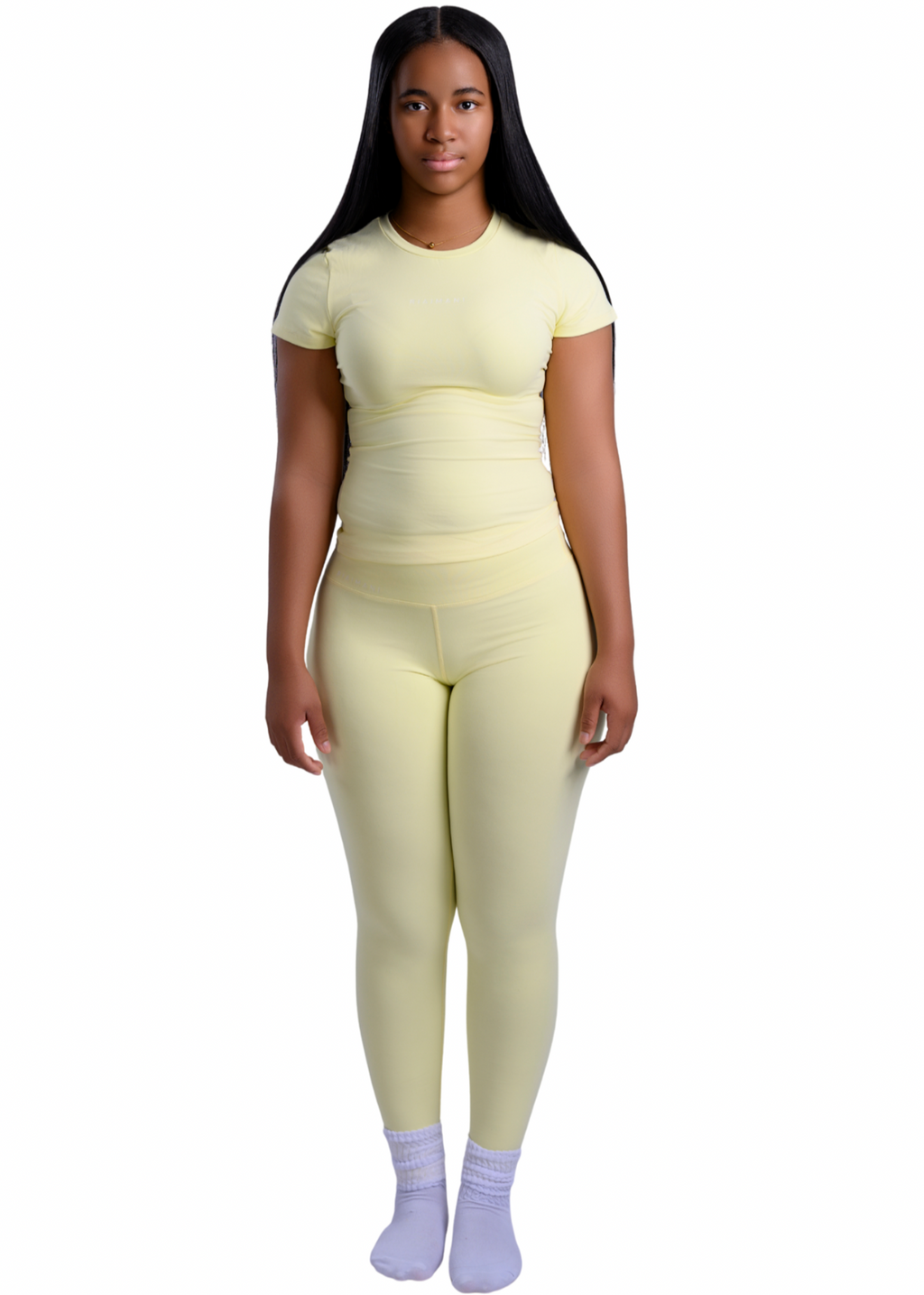 Crewneck Short Sleeve Leggings Set