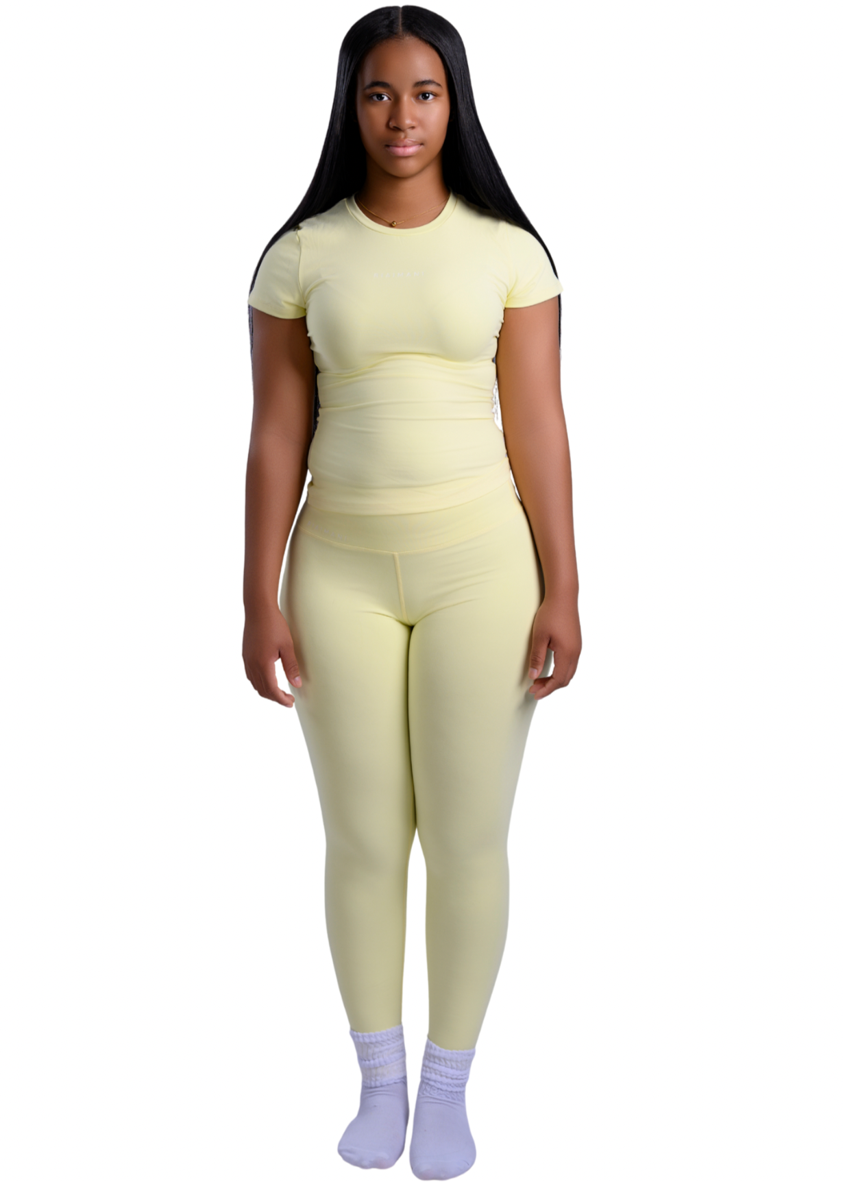 Crewneck Short Sleeve Leggings Set